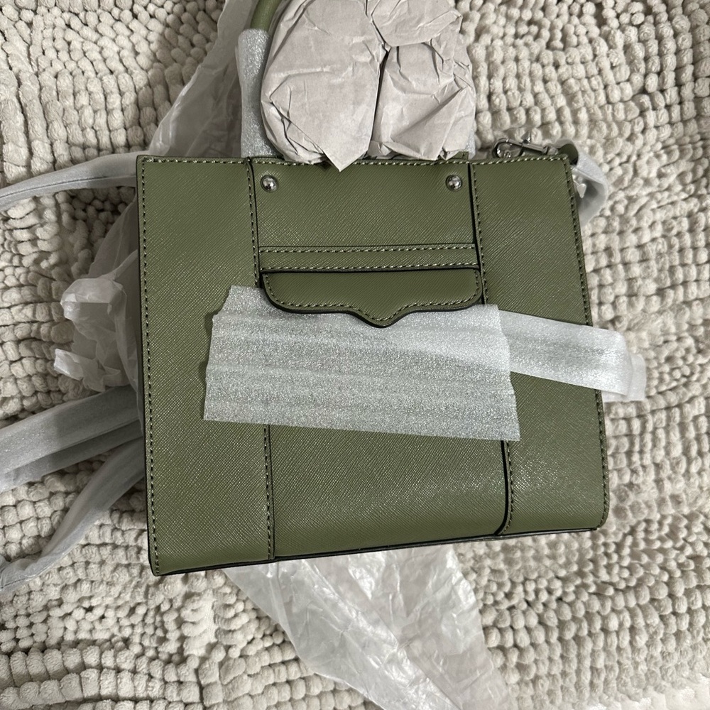 Rebecca Minkoff mini Mab tote sage